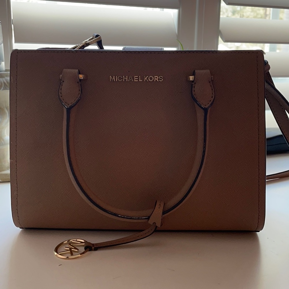 Taupe Michael Kors purse